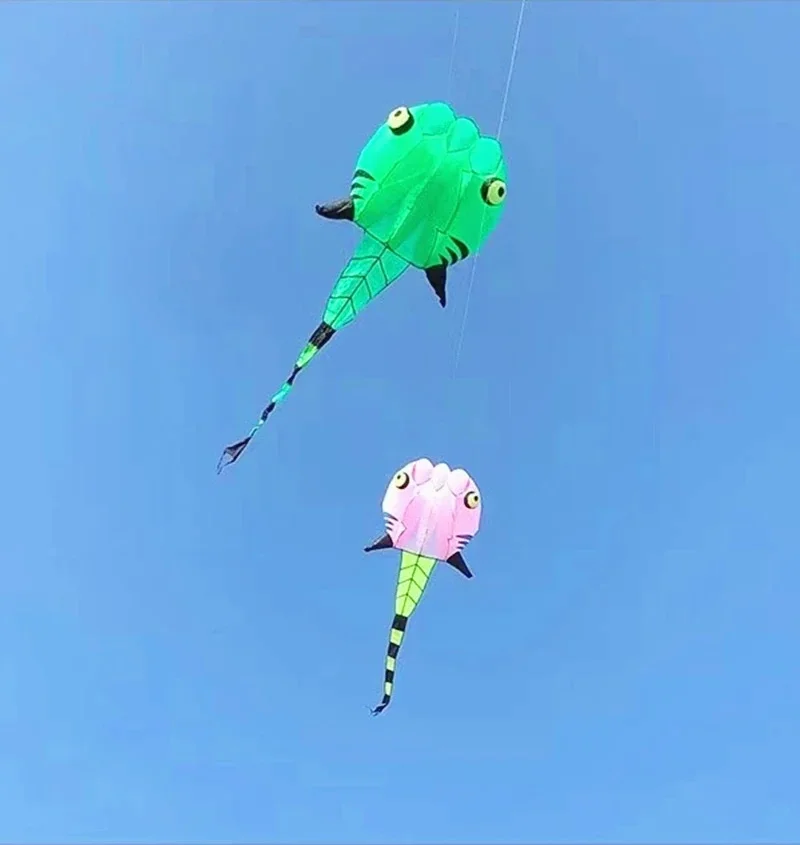 free shipping tadpole kite flying big soft kites fabric adults kites toy animal kite professional kites and rays and lines wind