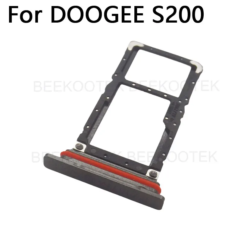 New Original DOOGEE S200 SIM Card Tray SIM TF Card Tray Holder Slot Adapter Accessories For DOOGEE S200 Smart Phone