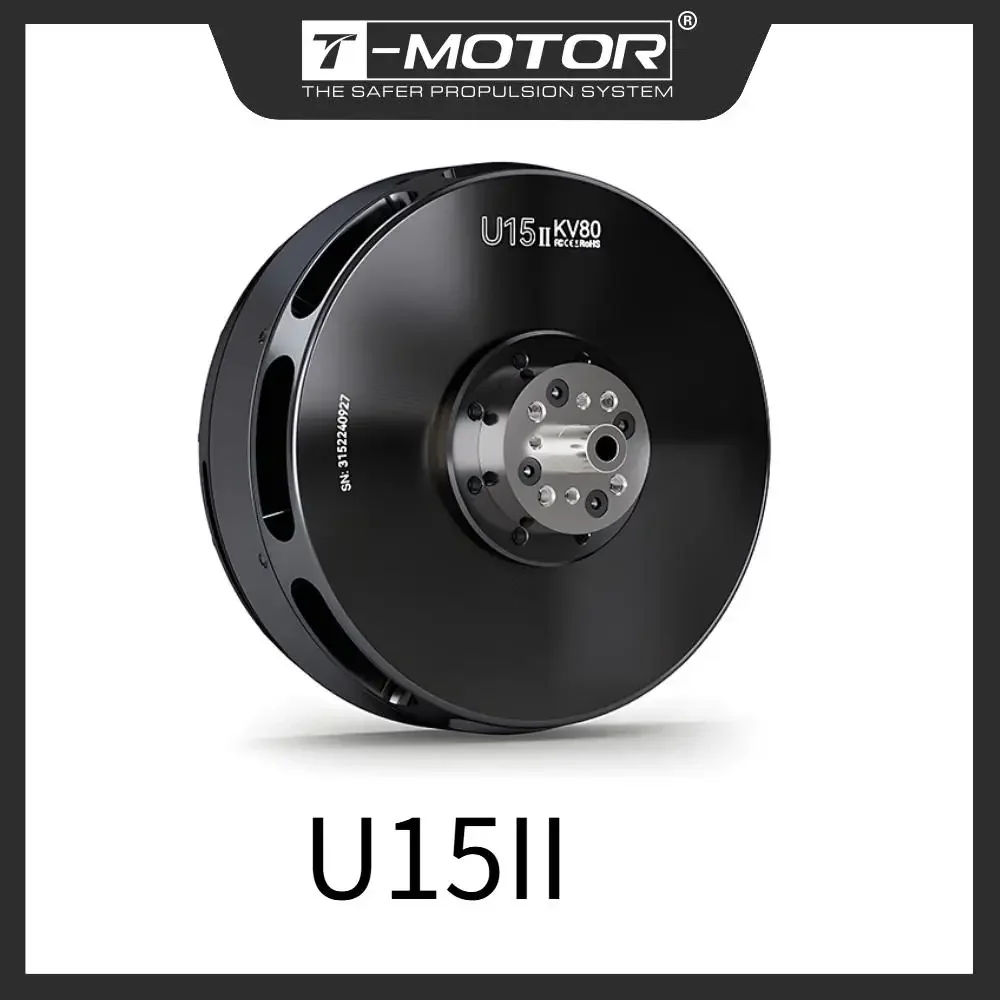 

Бесщеточный двигатель T-MOTOR U15II KV80 KV100 для БПЛА с максимальной тягой 36 кг для тяжелых дронов, для грузоперевозок на радиоуправляемых дронах