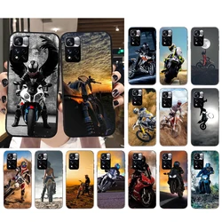 Phone Case For Xiaomi Redmi note 13 12 Pro 11S 11 10 Pro 10S 12S Redmi 10 13C 9C Moto Cross Motorcycle Sports Case