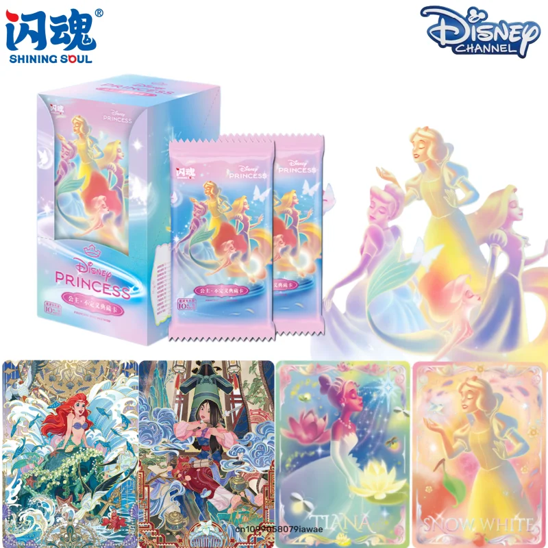 

ShiningSoul Disney Princess Series Cards Princess Undefined Collector's Cards - Movie & Animation Merchandise Children's Gifts