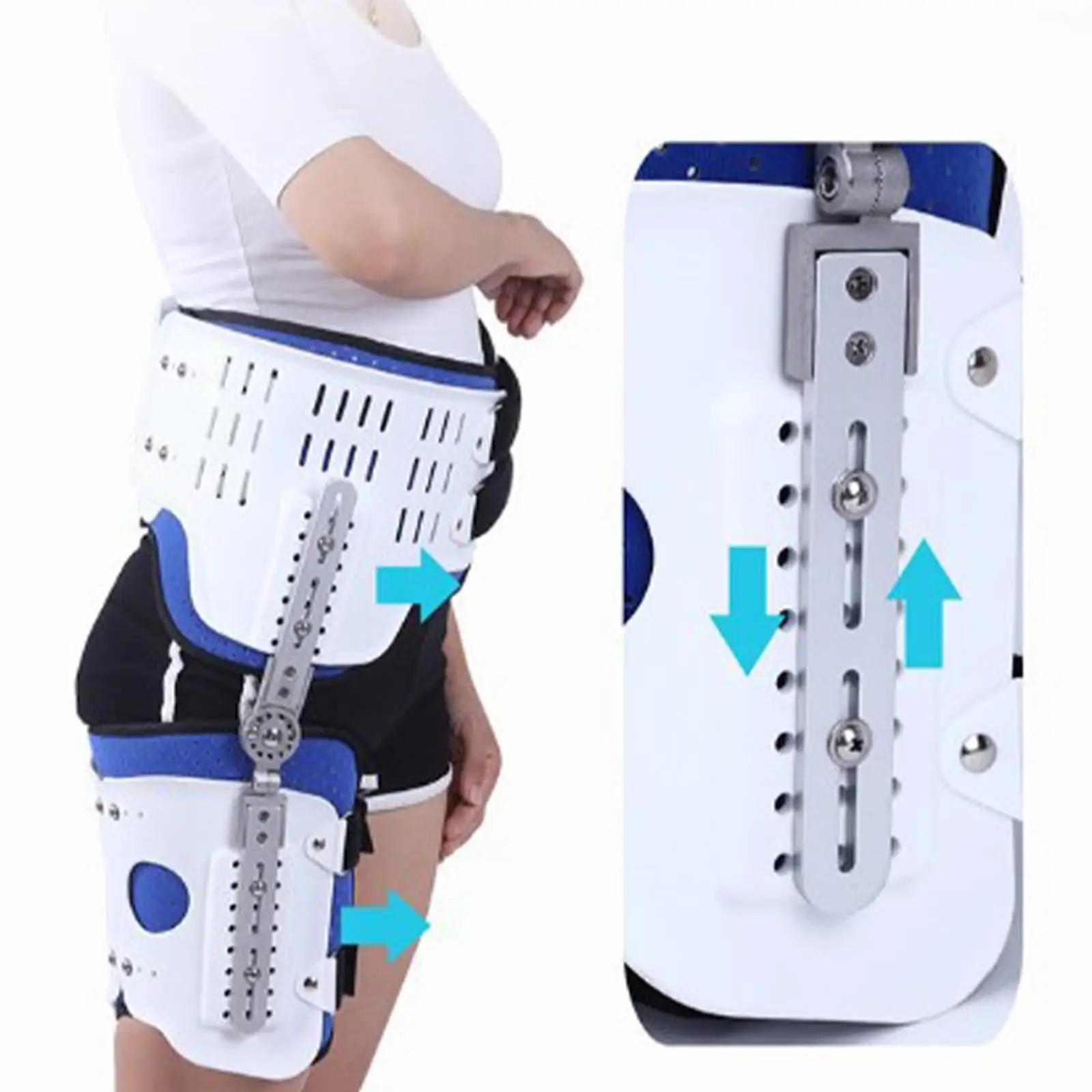 Hip Fixation Brace Thigh Fractures Wrap Compression Joints Belt Men