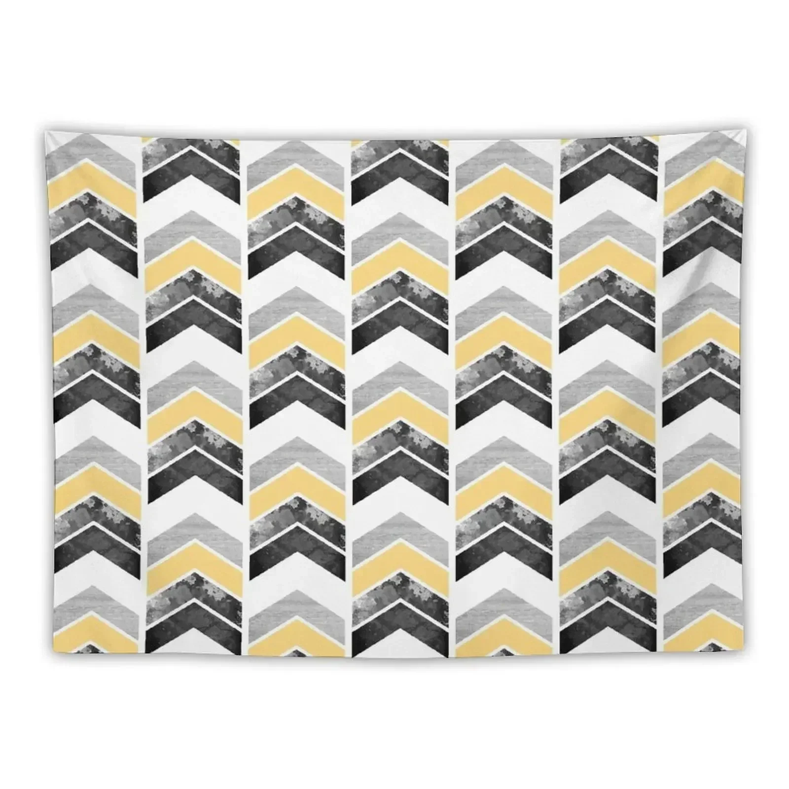 Scandi Yellow, Black and Gray Tapestry Home Decorations Aesthetic Decoration Aesthetic Things To The Room Tapestry