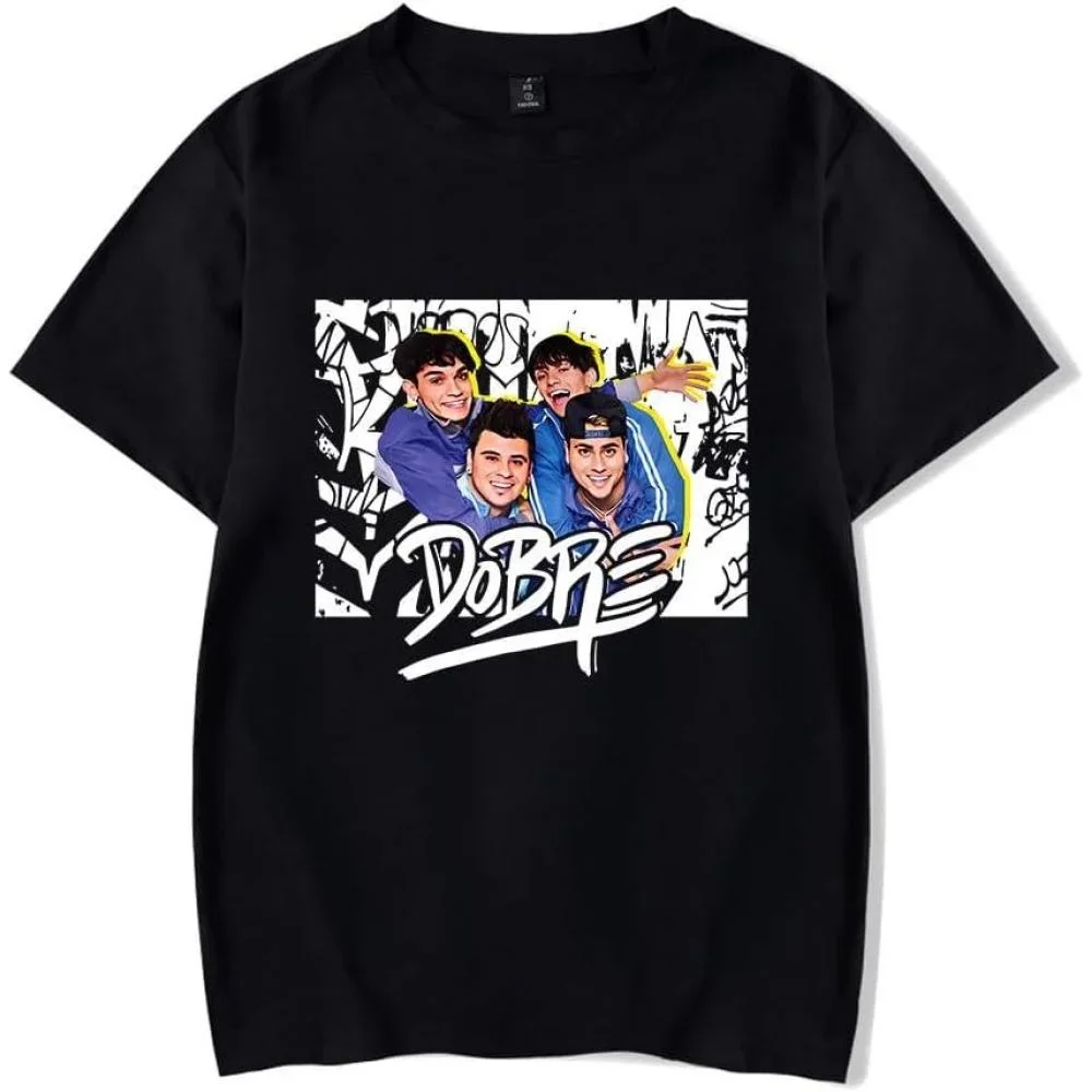 Dobre Brothers Short Sleeve T-shirt Merch Unisex Fashion Crew Neck Top