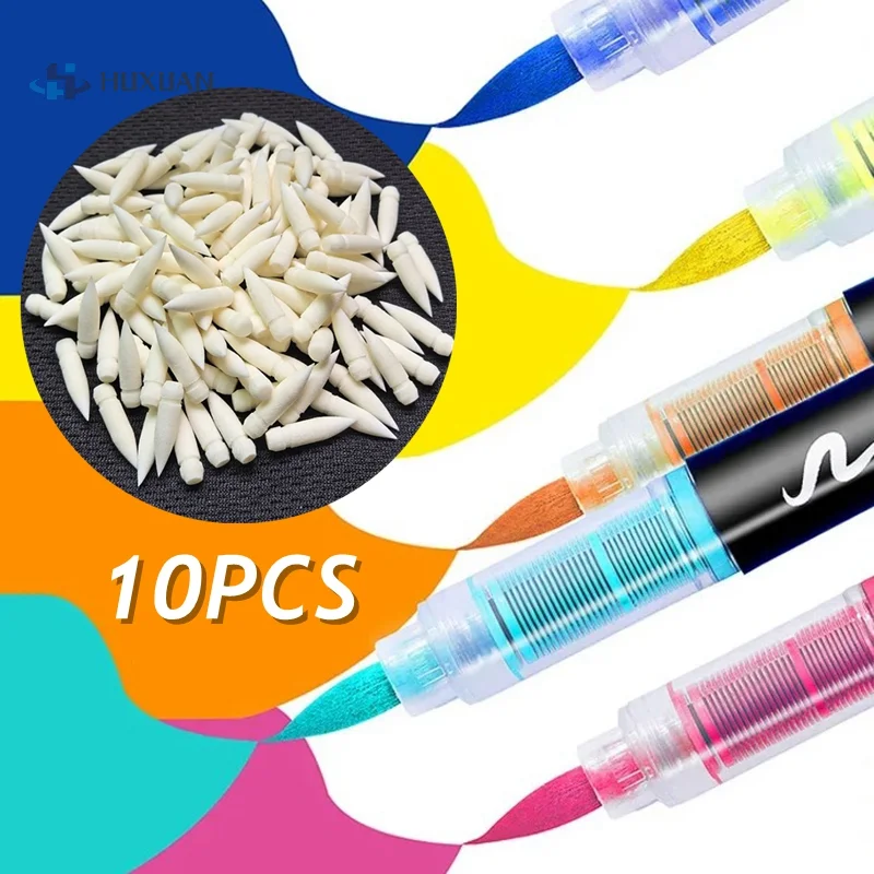 10 шт./компл. сменные сердечники для акриловой краски, маркеры GuangNa, насадки для кистей, живопись для наскальной живописи, сделай сам, художественные канцелярские принадлежности