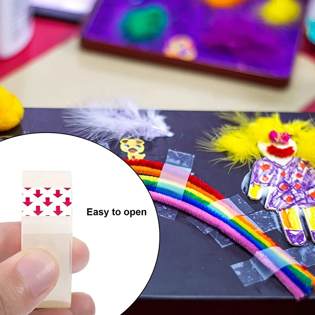 8ม้วนเทปแก้ไขข้อผิดพลาดสำหรับเครื่องจ่ายเทปใสสามารถเขียนได้ห่อของขวัญ10เมตร1.8ซม. เทปซีลโรงเรียนภาพถ่าย