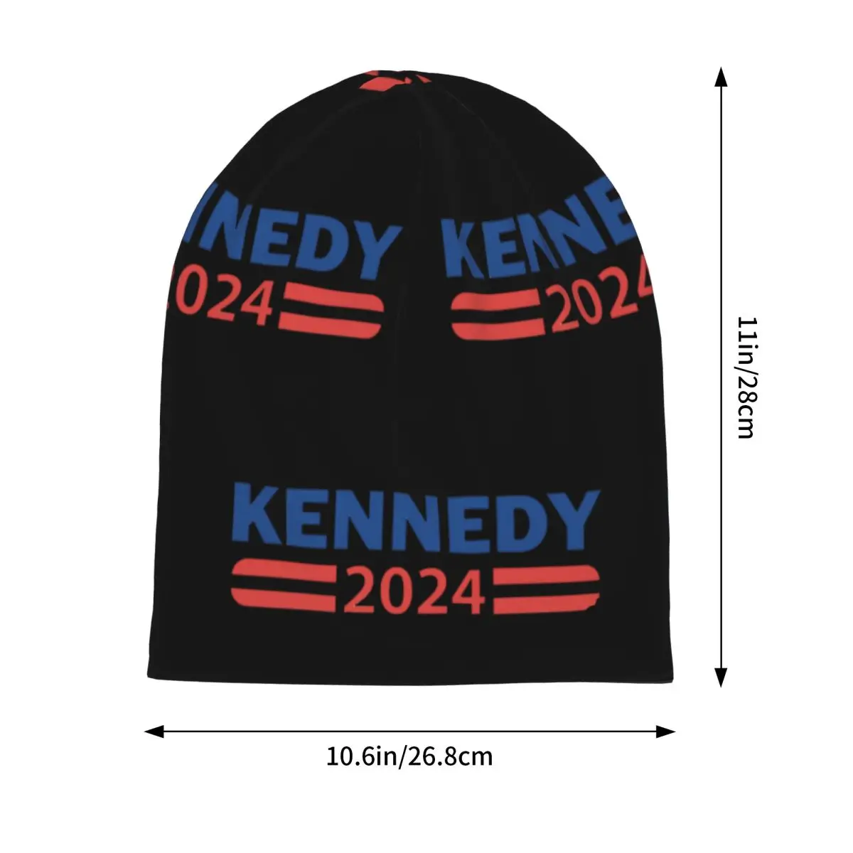 Vote Kennedy 2024 For President Warm Knitted Cap Hip Hop Bonnet Hat Autumn Winter Outdoor Beanies Hats for Unisex Adult
