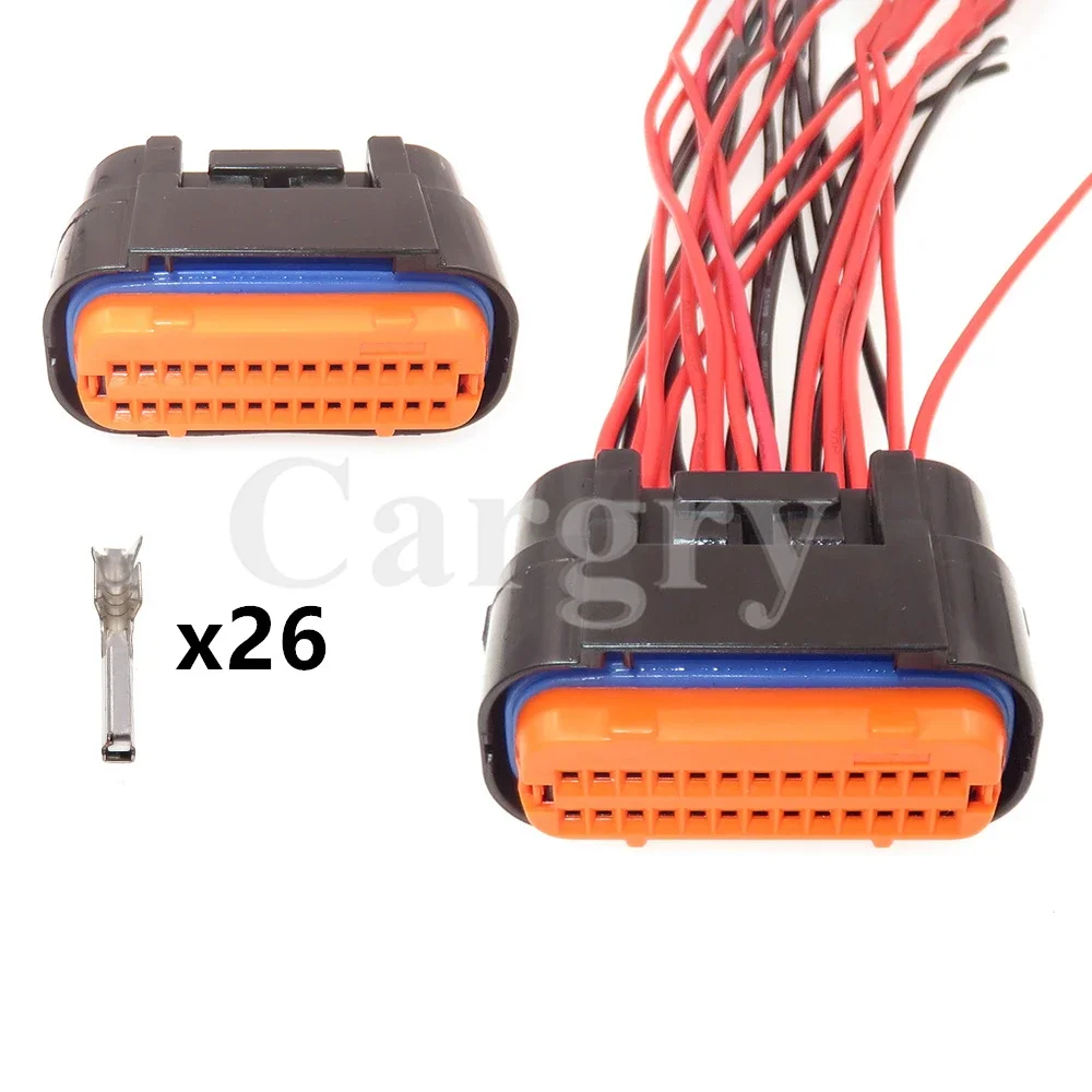 

1 Set 26P MX23A26NF1 Car ECU Wiring Terminal Connector AC Assembly Automobile Waterproof Socket MX23A26XF1 MX23A26SF1