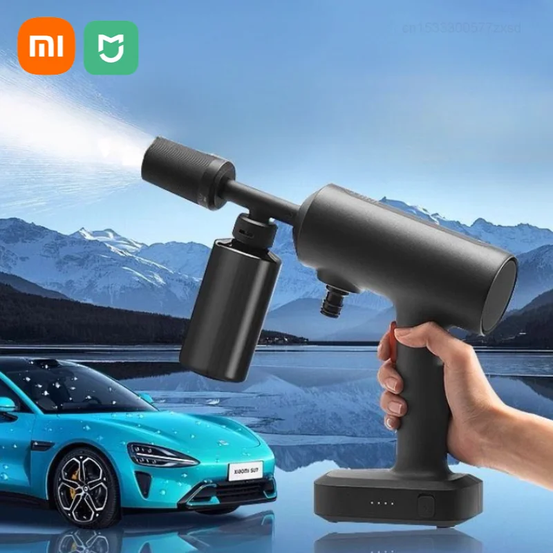 Xiaomi Mijia Wireless Car Washer 2 160L/h Large Water Volum Efficient Flushing High Pressure Wireless Spray Cleaning Auto Device