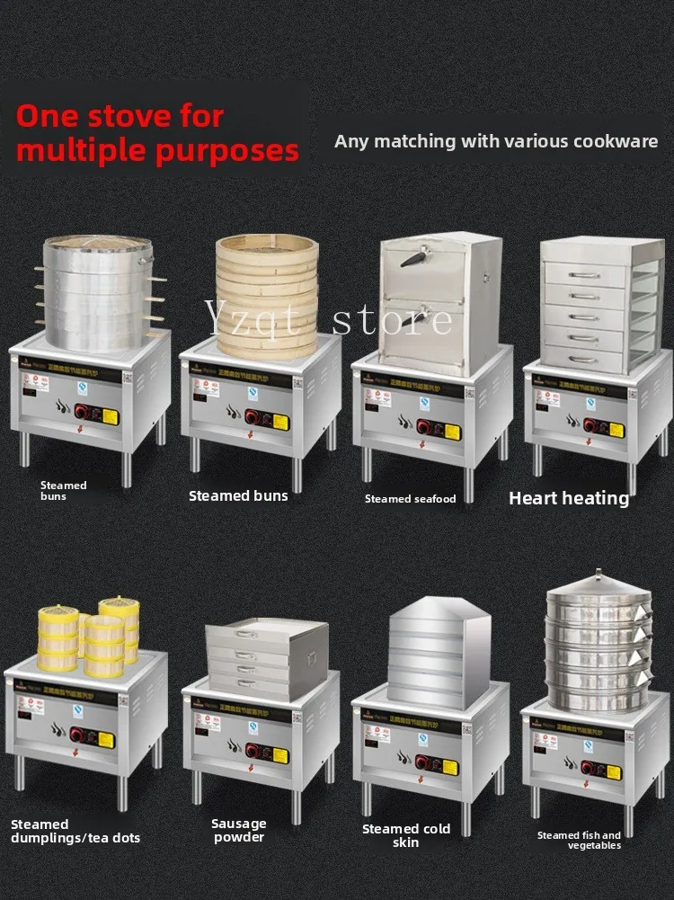 

Commercial steamer，multi-functional electric heating steamed buns machine rice flour machine