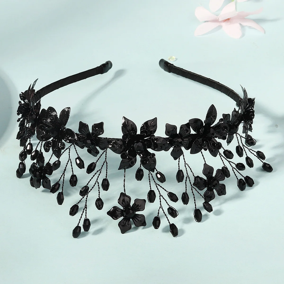 Mode Diablo Halloween Blume Krone Kopfschmuck Papst Kirche Fest Tag Haarbänder Für Frauen Neue Design Haar Zubehör Schmuck – Detail 11