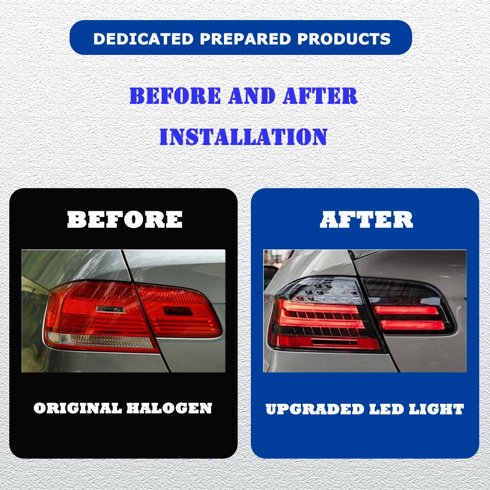 LED Tail Lights for BMW 3 Series E92 E93 06-13 new style led DRL Car Taillights Assembly Signal Auto Accessories Modified Lamp