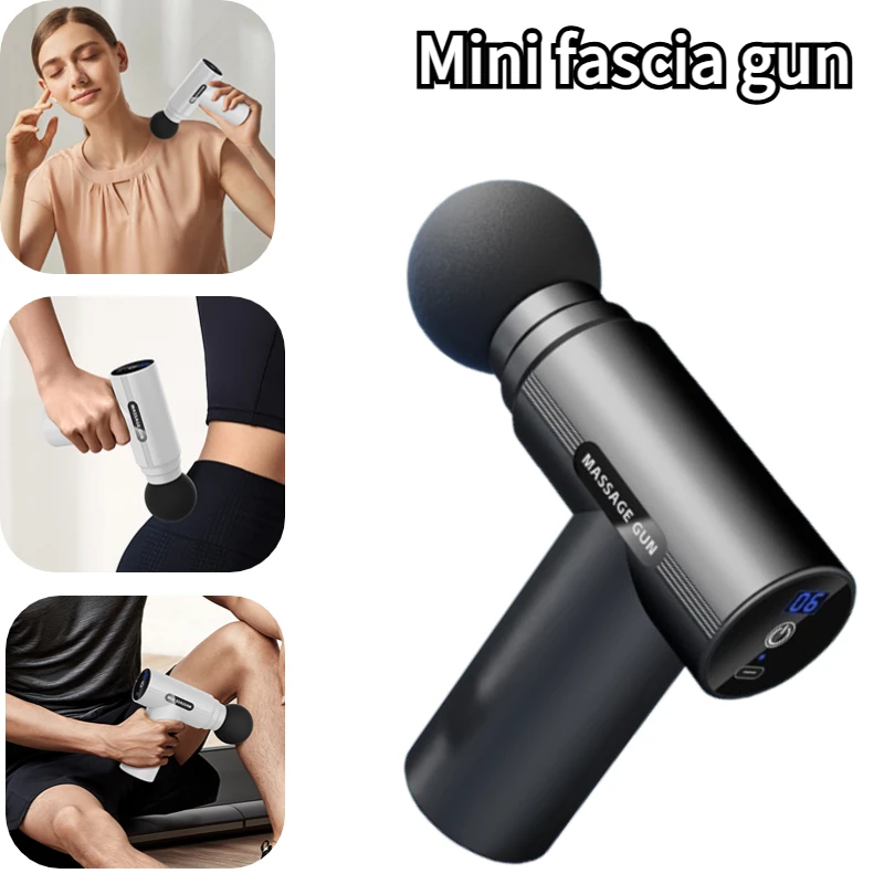 

Fascia Gun Muscle Massage Gun Electric Fascia Gun Deep Tissue Percussion Body Massager Muscle Relax Pain Relief Fitness