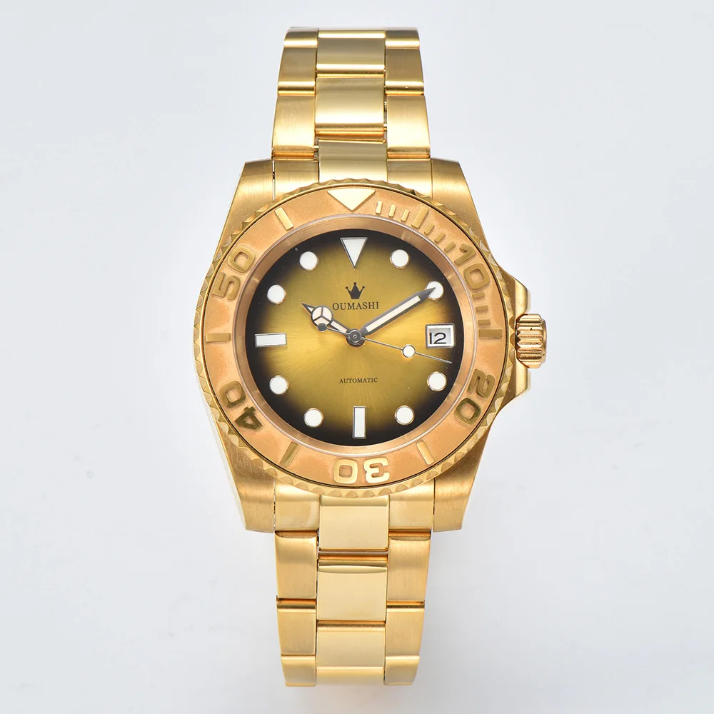 Orologio da uomo di lusso da 40 mm Orologio NH35 Orologio impermeabile in vetro zaffiro Movimento automatico Orologio meccanico Supporto logo personalizzato