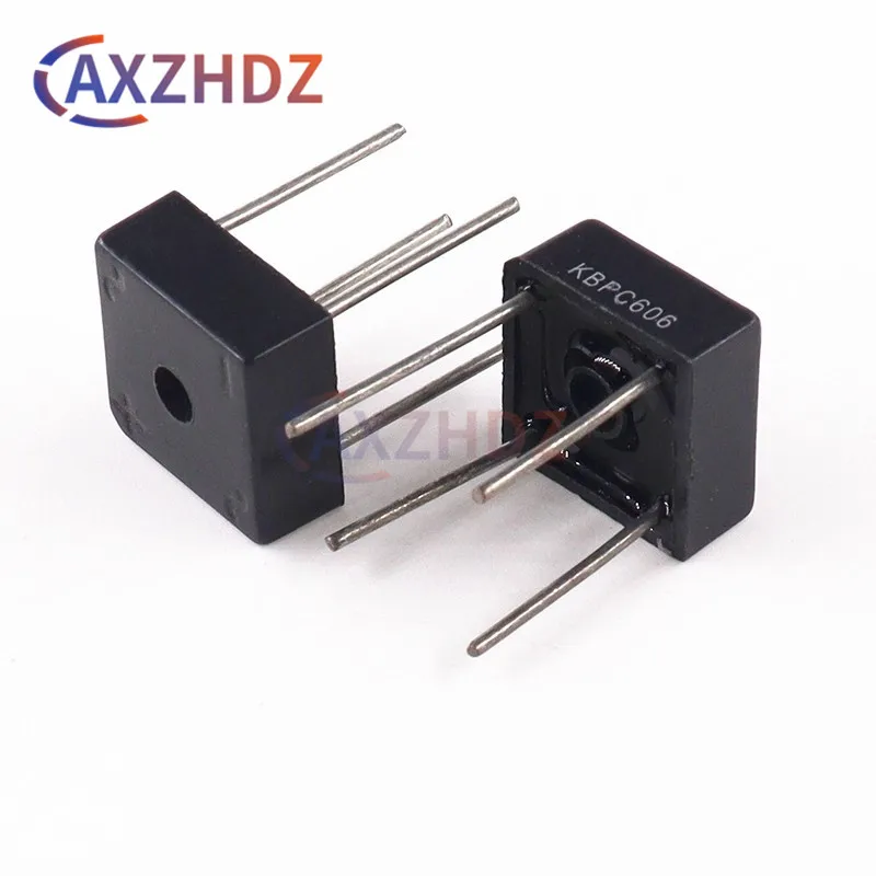 10PCS 1KV 600V 800V DIP 4Pin KBPC606 KBPC608 KBPC610 KBPC1010 6A 10A 1000V Diode Square Bridge Rectifier