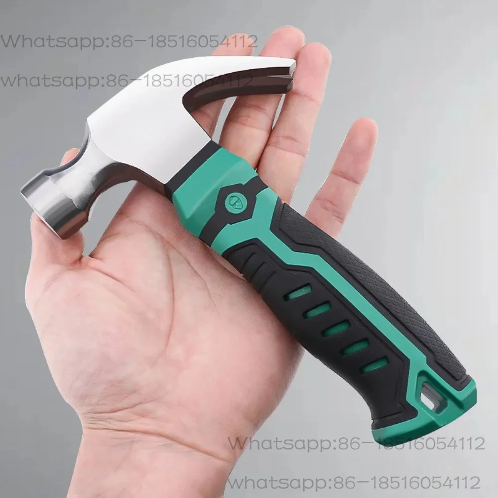 New Carbon Steel Multifunctional Mini Hammer Hardware Work Tool Household Use Claw Hammer Anti-skid Shockproof Fitter Hammer