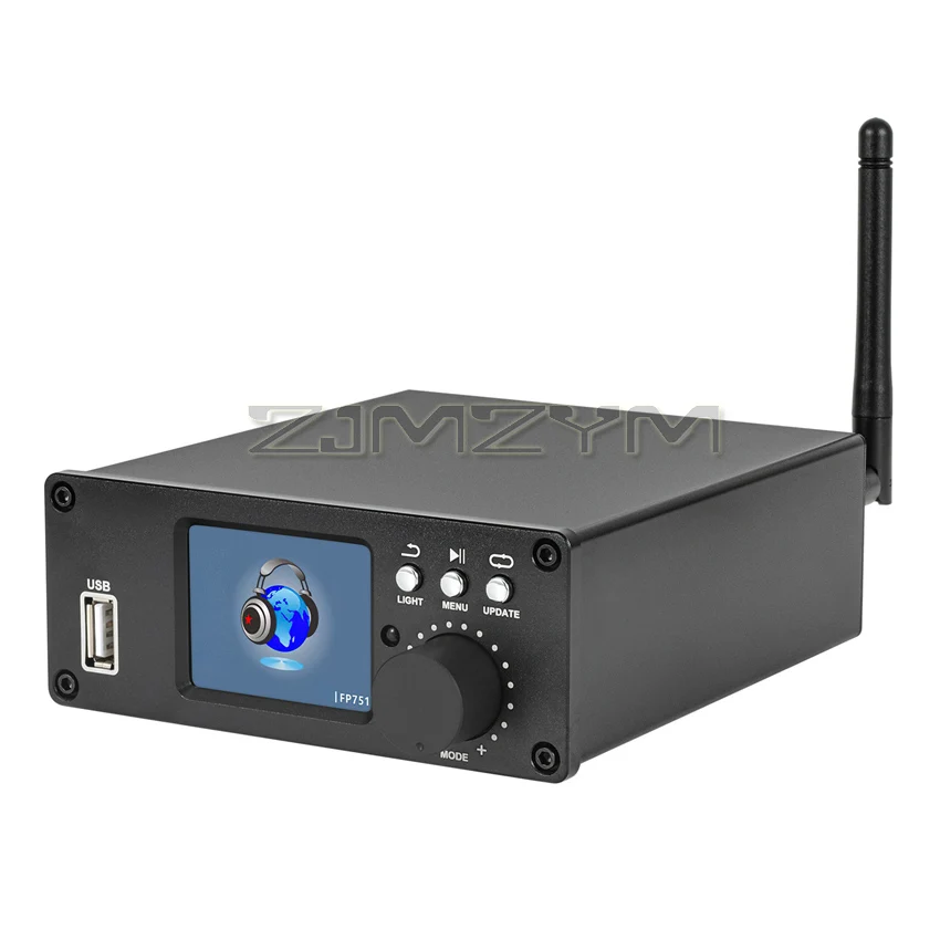 ES9038 HiFi DAC 5.1 Surround Audio Decoder DSD Turntable Bluetooth HDMI USB External Sound Card Lossless Music Player