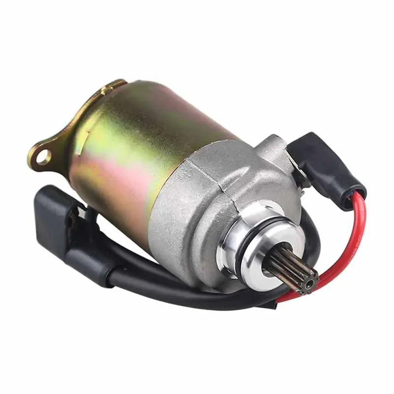 9 teeth Starter Motor GY6 Carter Talon Yerf Dog 150cc Go Karts 125cc Taotao SUNL Baja Icebear Tank Roketa 152QMI 157QMJ Engine