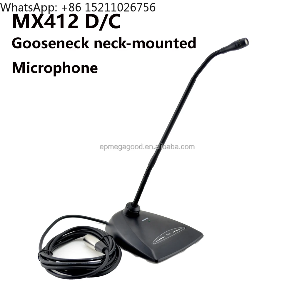 MX412 MX418 Standard gooseneck microphone Microflex cardioid condenser Desk-Top Microphone