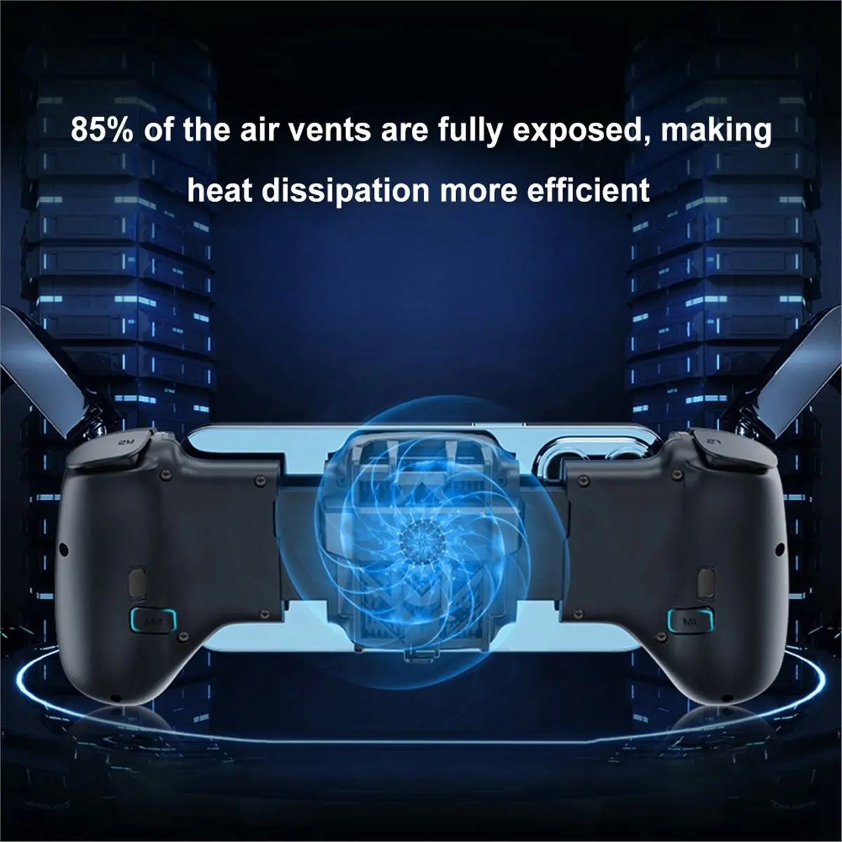 CH◆☆§JK02 Gaming Telescopic Gamepad Semiconductor Radiator,Phone Cooling Handle Controller for IOS,Android, Switch~HOT SALE