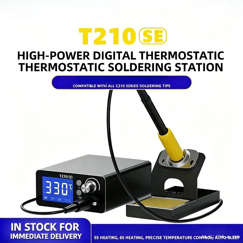 

T210SE Intelligent Constant Temperature Digital Display Soldering Station with Temperature Control and High Power Workbench