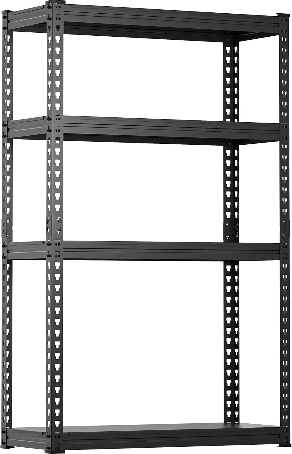 

All Metal 28" W x 12" D x 59" H Storage Shelves - 4 Tier Adjustable Heavy Duty Garage Shelving Unit