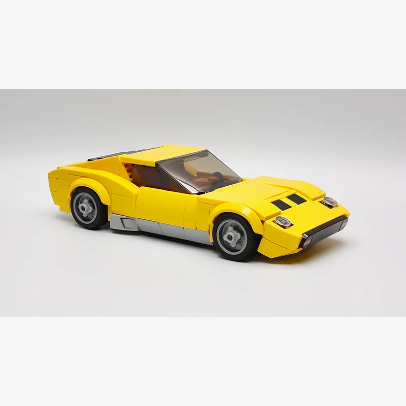 2024 Miura Car Speed Champion Classic Classic Car Building Blocks Brick Racing Model Children's Toy Gift