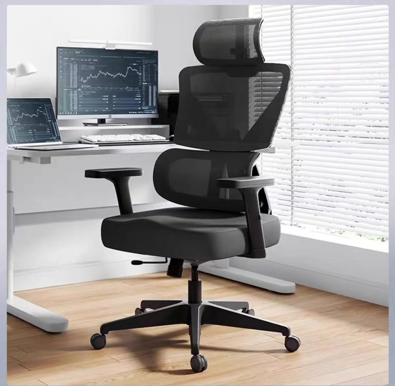Hbada P5 High Back Mesh Chair Support With Advanced Design Swivel Ergonomic Mesh Office Chairs