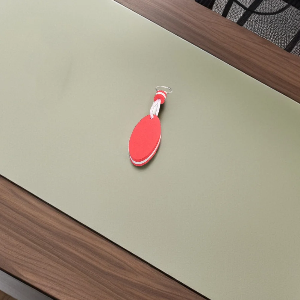 

3pcs Surfing Keychain: Floating Waterproof Key Holder For Sports Buoyant Foam Oval Key Ring For Boating Swimming