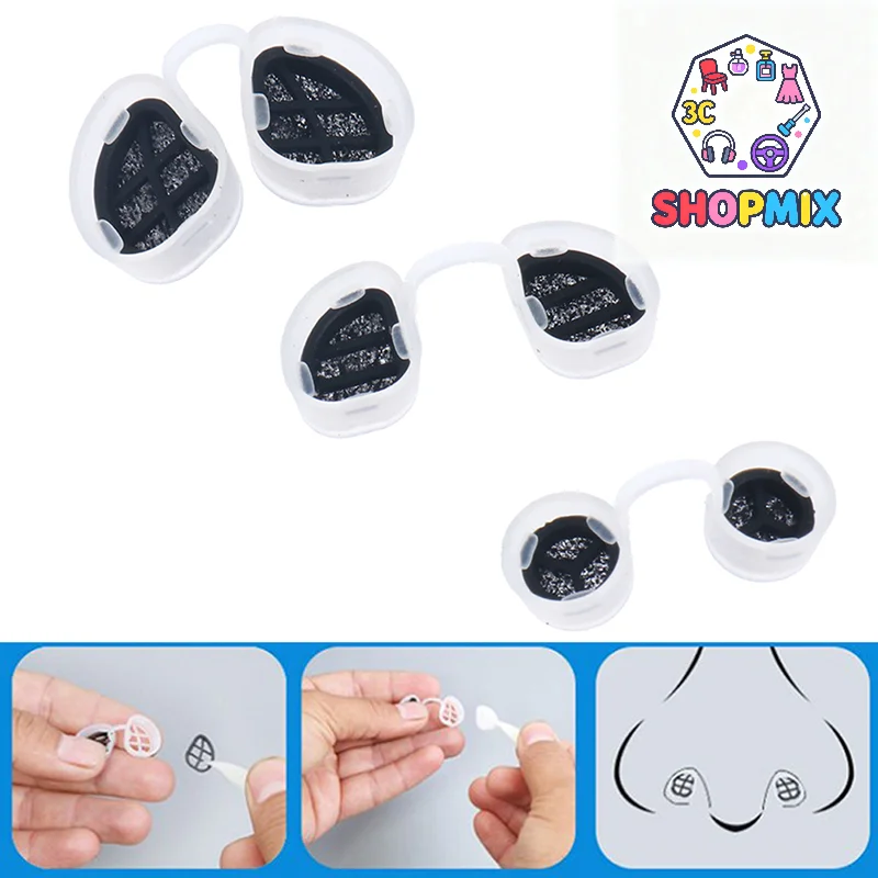 Carbon Nose Invisible Nasal Filter Anti Air Pollution Pollen Allergy Dust Filter