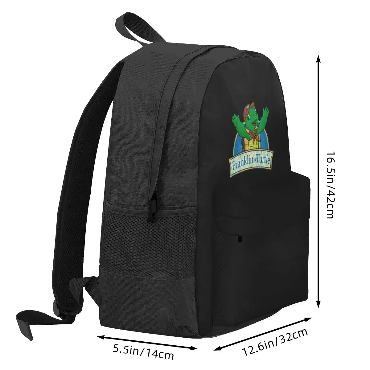 Vintage Franklin The Turtle Backpack Hot Sale Daypack Large Capacity Kids BookBag School Bag Shoulder Bags for Men Women