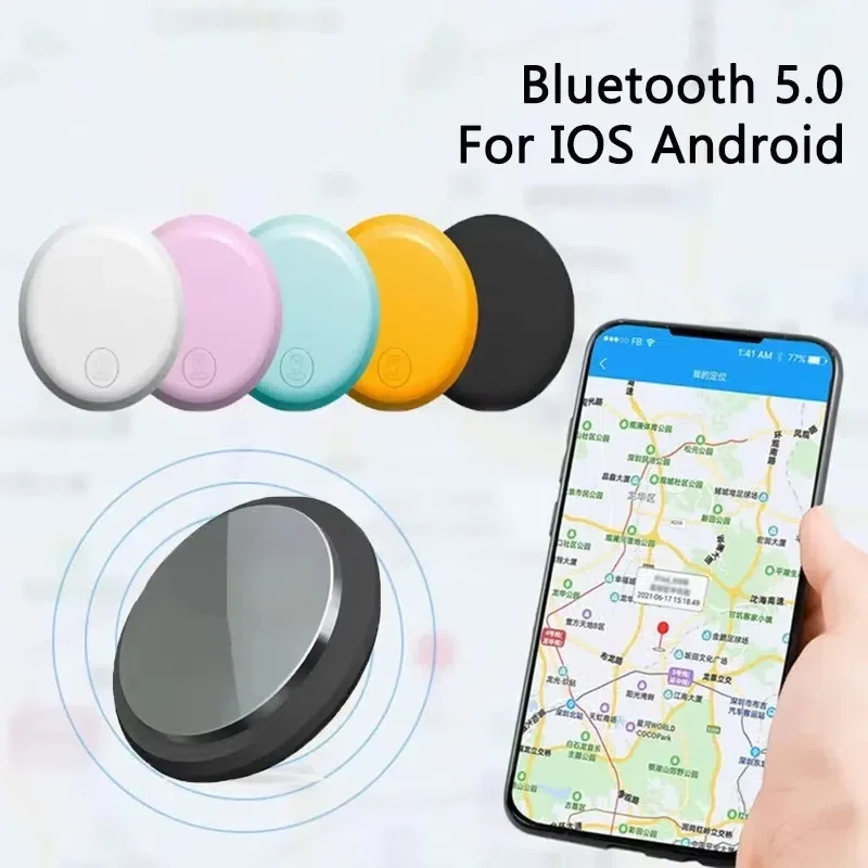 

Мини GPS-локатор, анти-потерянная сигнализация, брелок-кошелек, смарт-тег, Bluetooth-совместимый брелок-трекер, брелок для собак, домашних животных, детский трекер, искатель ключей