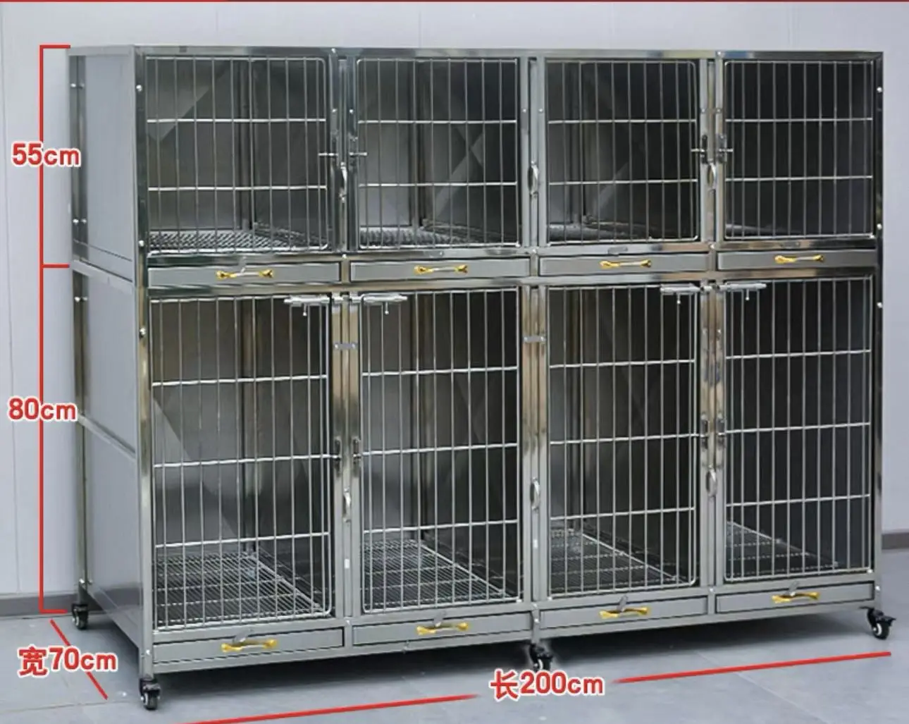 2 units of the 2-meter-long style and 1 unit of the 2.5-meter-long style