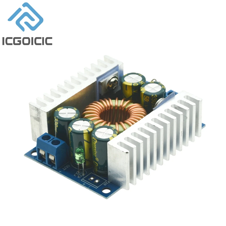 Módulo de baixa potência de baixa ondulação de alta potência DC-DC 12A, módulo de potência de carro 95% eficiente