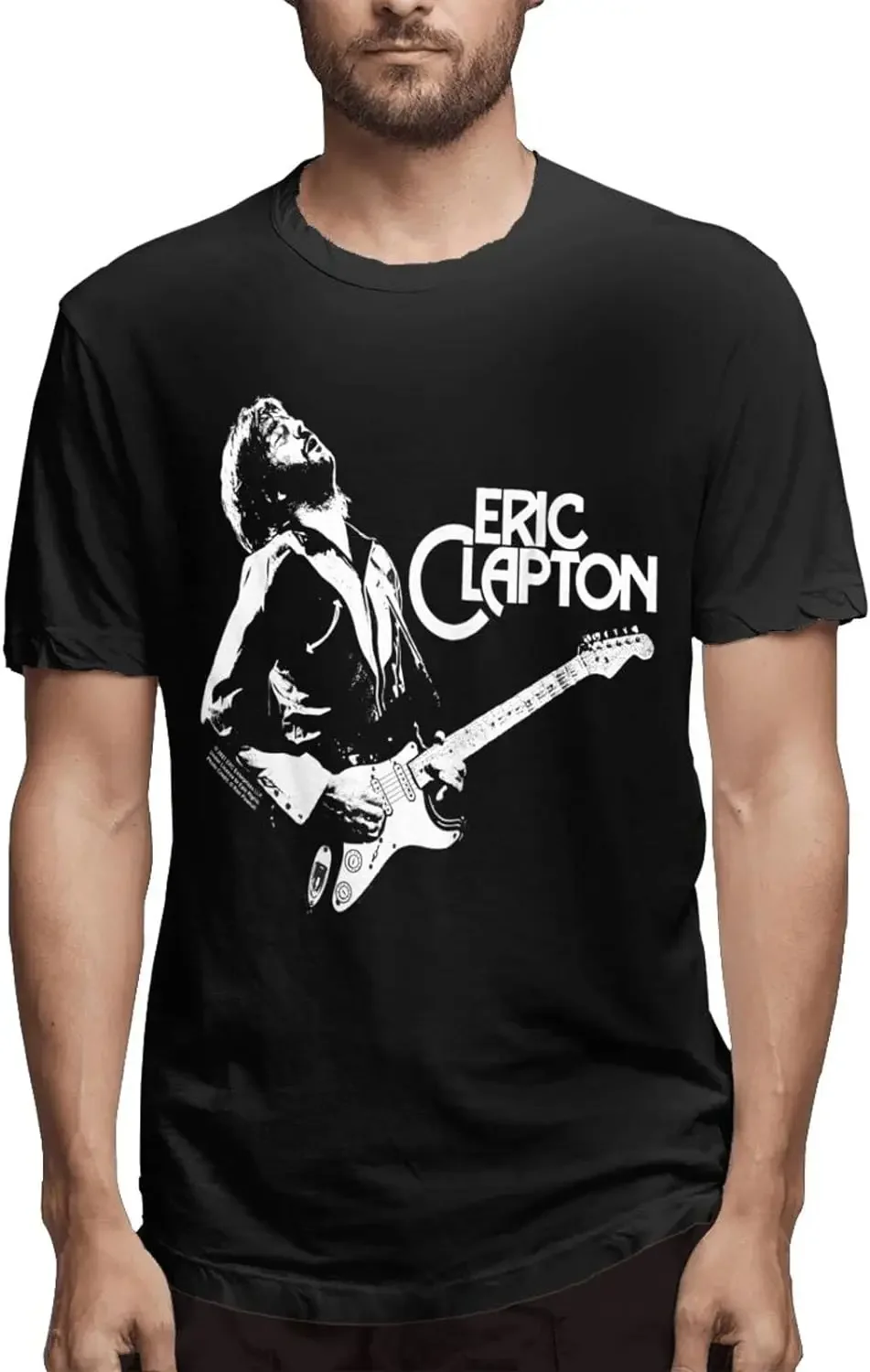 Eric Singer Clapton T-Shirt Youth & Adult Big Boys Youth Men Short Sleeve T Shirts, Crewneck Top Stylish T-Shirt Classic