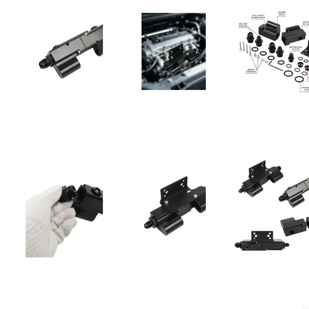 Adapter for E85 Installation with Threaded Mounting Bracket, Adapter Bodies and Sealing X37F