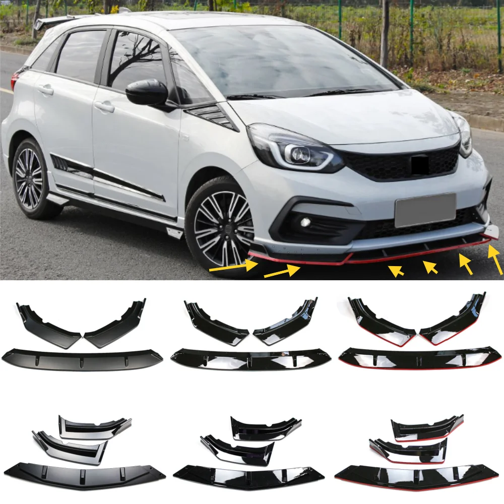 

Для Honda Fit 4-го поколения передняя страховка нижний спойлер-сплиттер