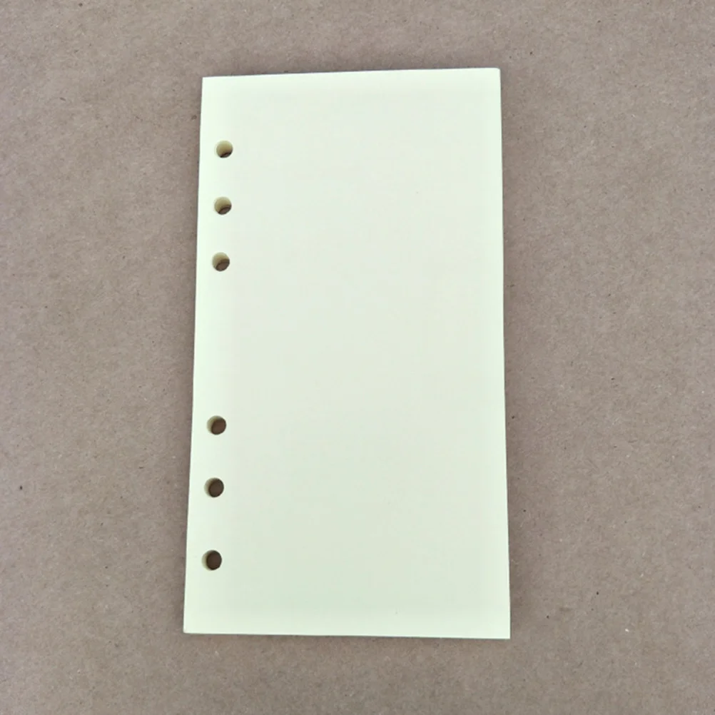 

160 Sheets A6 Colorful Refill Paper Smooth Surface Replacement for Wirebound Spiral Notebook for Writing Drawing