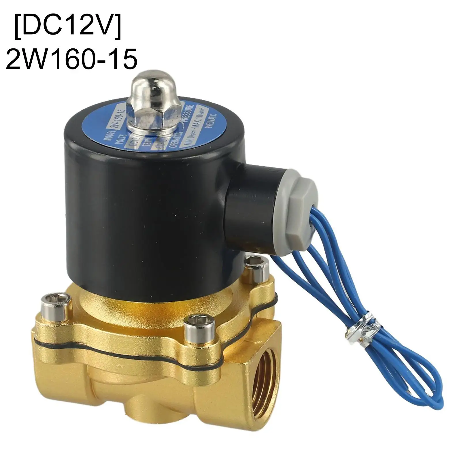 

12V 24V 220V Solenoid Valve Electric Solenoid Valve Brass Material Corrosion-resistant IP65 Rating Two-position One-way