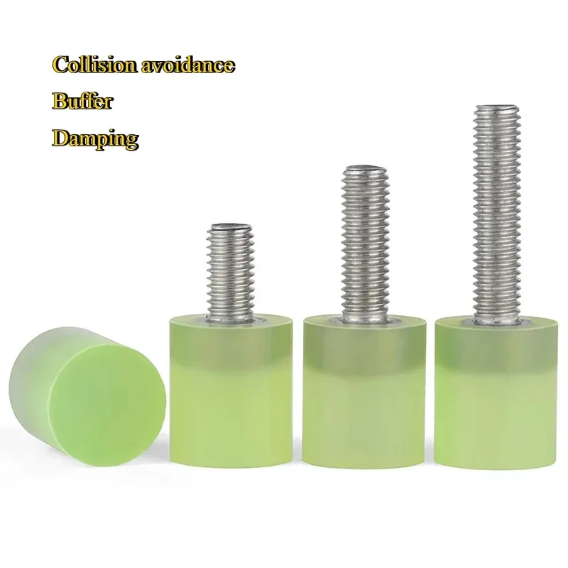 منع الضرر 304 الفولاذ المقاوم للصدأ البولي يوريثين المغلفة الترباس الحد من الضوضاء للمعدات الدقيقة M4 M5 M6 M8 M10 M12