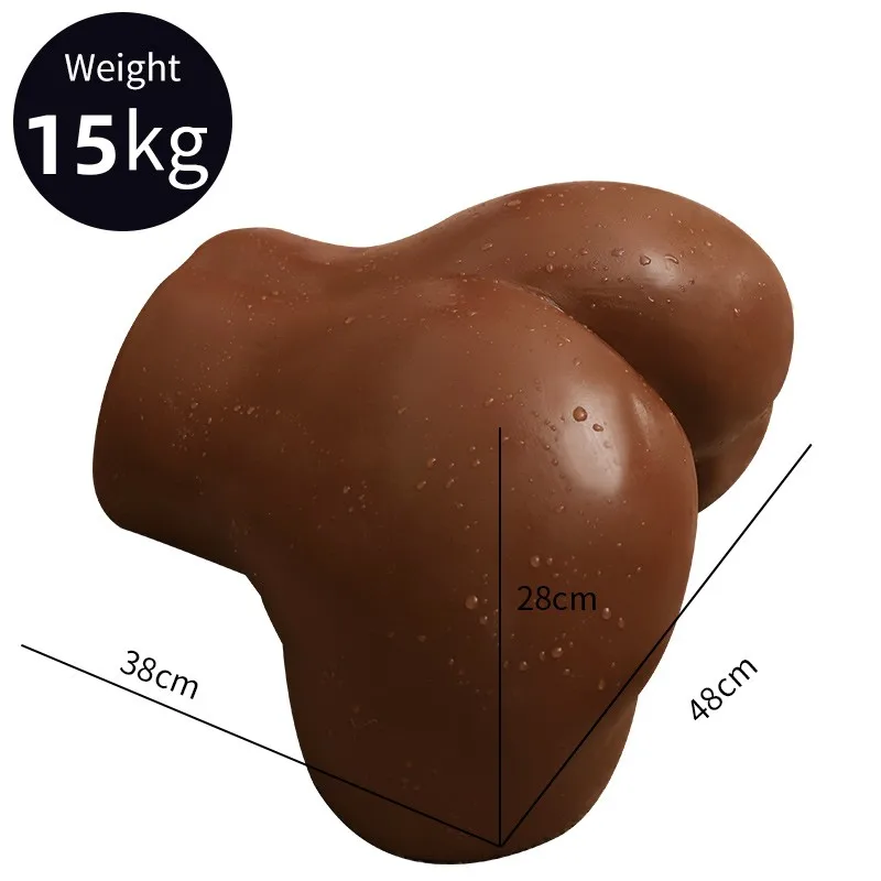 NC Oversized 15kg 48*38*28cm Brown Skin Girl Ass 3D Stereoscopic With Vagina Anus Masturbator Sex Doll For Men Adult Product