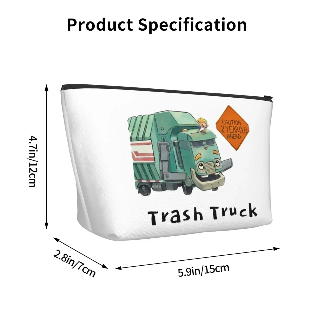 Trash Truck Cartoon Netflix Travel Cosmetic Bag Makeup Bag Lipstick Bag Cosmetic Case Cosmetics Organizer For Women Ladies Gift