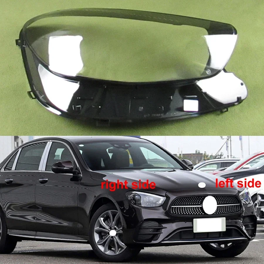 

For Mercedes Benz E-class W213 W238 2020 2021 Transparent Headlight Cover Lampshade Headlamp Shell Plexiglass Car Accessories