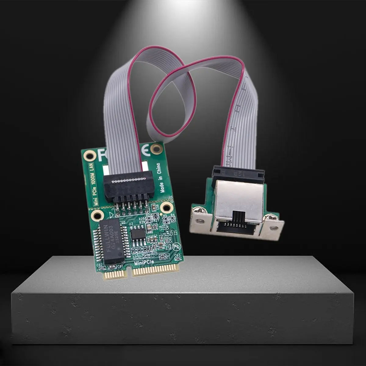 HAPPY DIAN!Mini PCIE Gigabit Network Card Gigabit Ethernet Network Card RJ45 Network Adapter I210AT Chip Ethernet Adapter