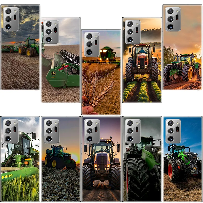 Farm Machinery Harvesters Phone Case For Samsung A13 A23 A33 A53 A73 A52S 5G A05S A04S A02S A03S Galaxy A72 A52 A42 A32 A