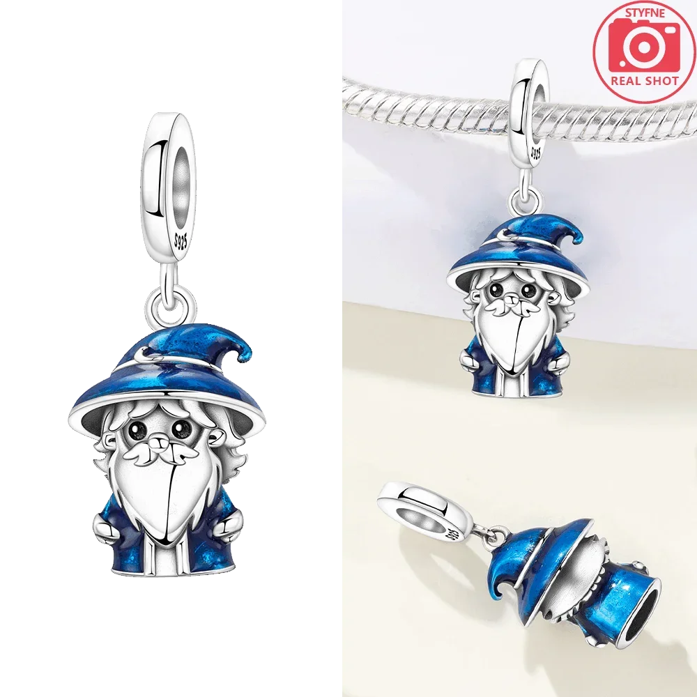 Anniversary Charms 925 Silver Original Cute Lamb Mouse Cheese Animal Fox Dragonfly Beads Fit Bracelet Women Jewelry Diy Gift
