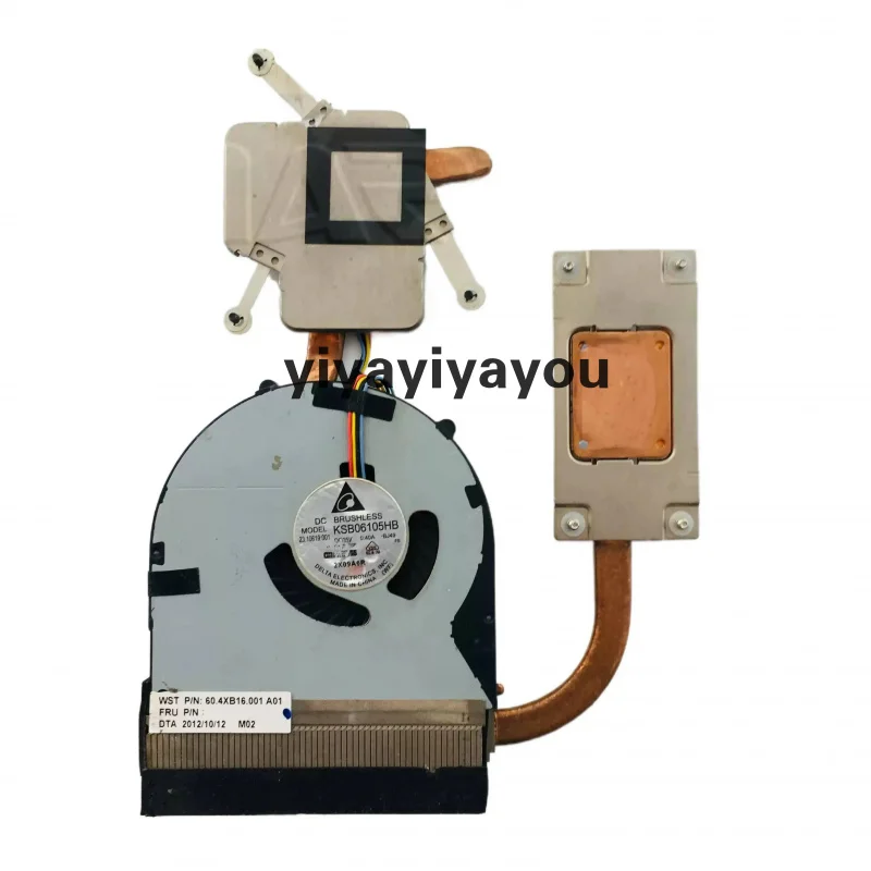 Original Laptop CPU Cooling Heatsink Fan for Lenovo V580 V580C B590 B580 B480 60.4XB17.001 90%NEW