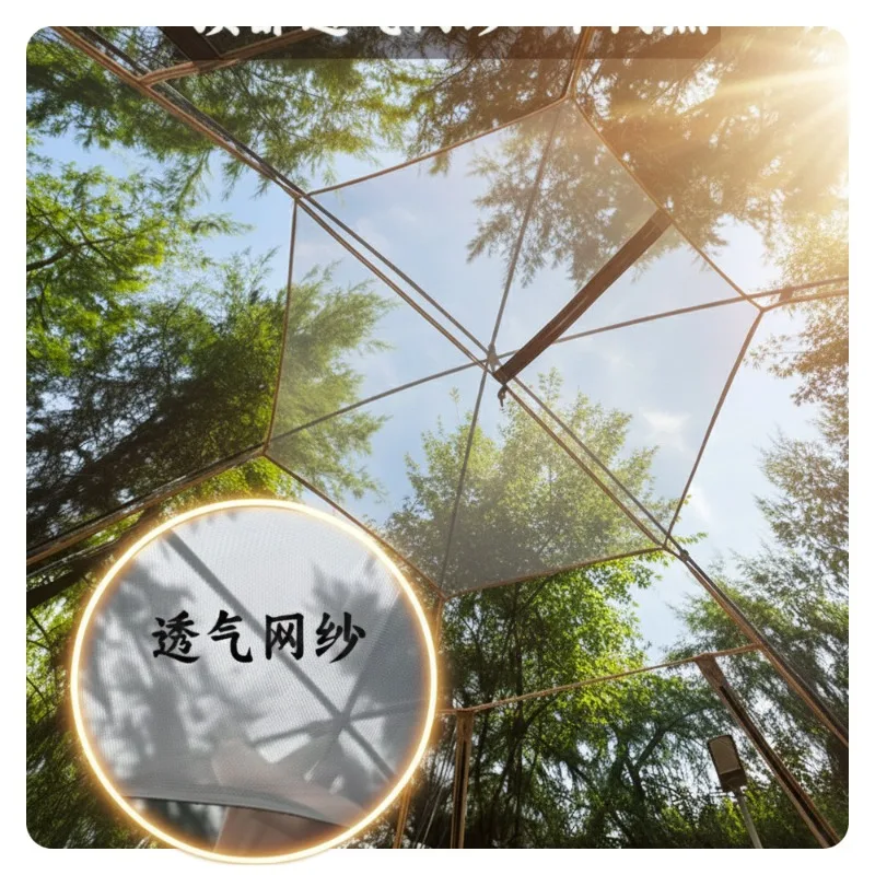 5-6 people bubble house 360 degree view cold and warm portable spherical outdoor camping courtyard starry sky transparent tent