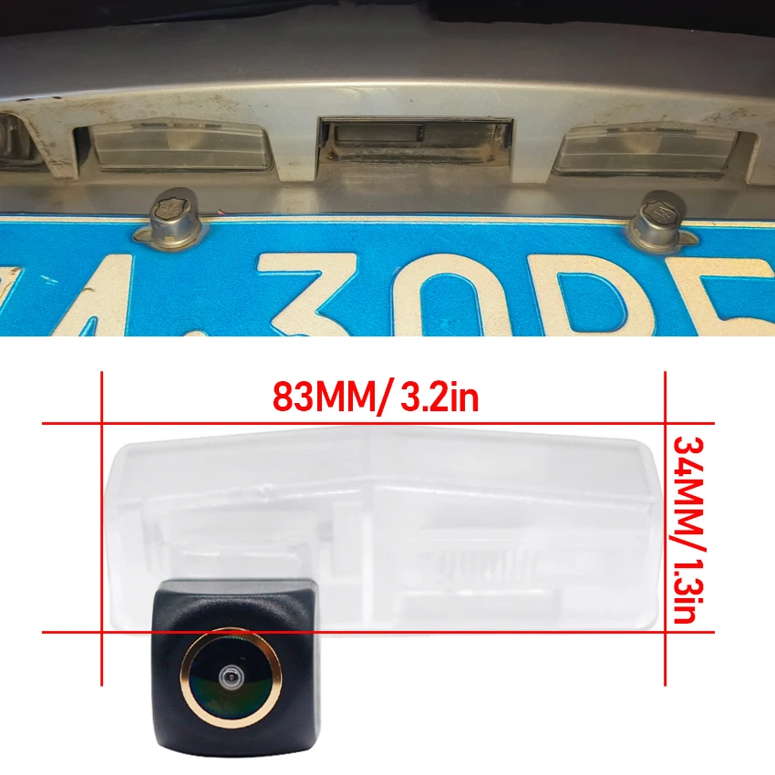 Night Vision Car Reverse Backup Parking Rear View Camera HD CCD AHD Golden Lens For Lexus LS LX LS460 LS600h LX570 2006~2014