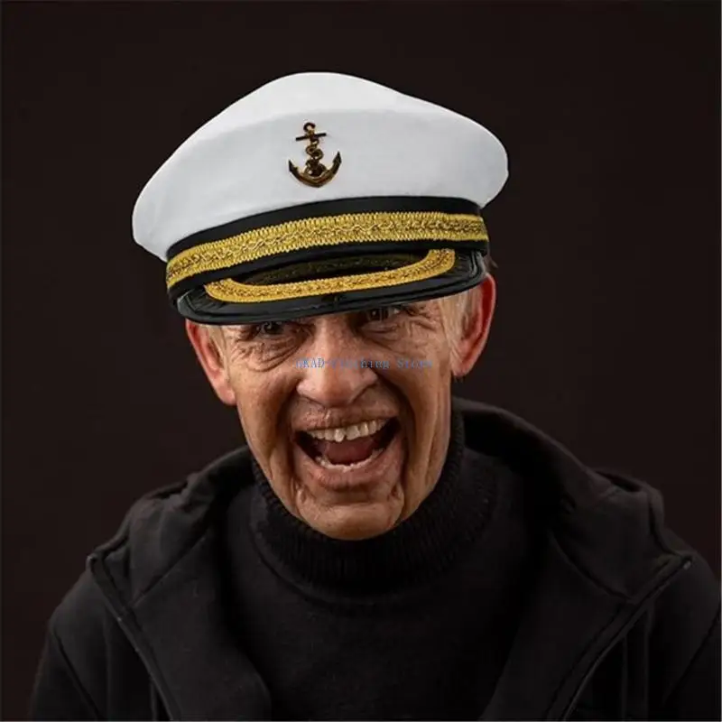 

N0PE Captain Hat Costume for Cosplay for Sailor Party Masquerades Stage Shows
